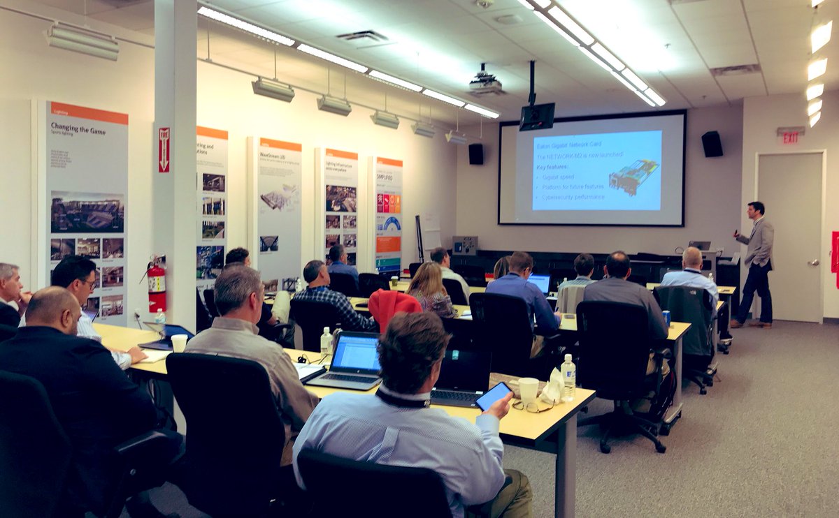 SommerBGood's tweet photo. Talking automation tools with Mike Jackson #cybersecurity #EatonGetsIT https://t.co/E6PCCqtmDX
