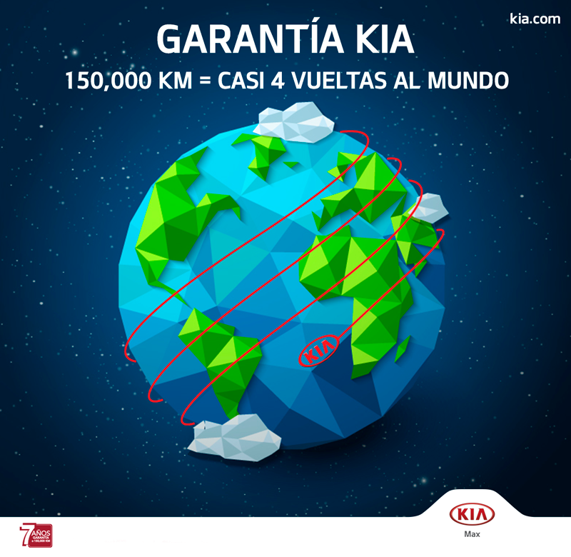 KiaMaxSaltillo's tweet photo. ¿Sabías que la #GarantíaKIA te cubre por 7 años o 150,000 km, lo que ocurra primero? 😱

Es decir, podrías darle la vuelta a la tierra casi 4 veces y seguir conservando tu garantía 🌎😉

Cotiza el #KIA que más te guste en: https://t.co/Y32LCzZmsG https://t.co/BuvEEwUsng