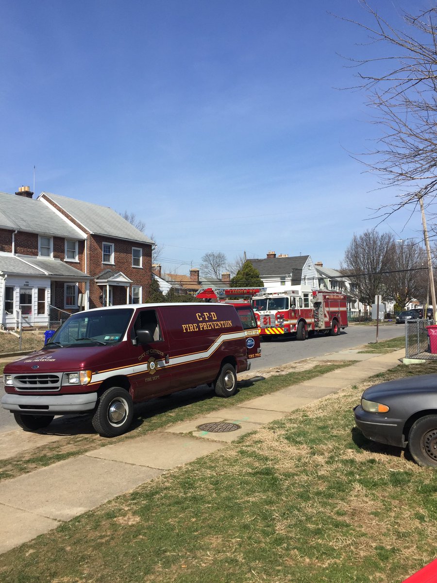 CFD1400's tweet photo. The members spent the morning installing smoke detectors in the 1100 and 1200 block of Pine lane. Yesterday the members had a fire in the 1200blk.  @WCRigby #chesterfire #chesterpa #smokedetectors #savelives https://t.co/hkZ4CmXGlV
