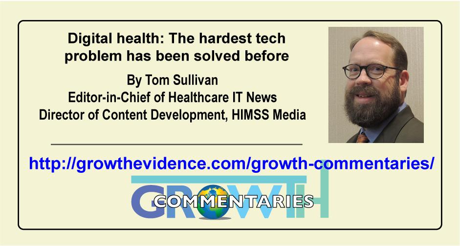 SandraZLewis's tweet photo. This is the start of a series on Digital Health and HIT. Great way to launch into this hot topic. Plus, interesting stories about capabilities being available long before we even thought of them. #GROWTHcommentaries #digitalhealth https://t.co/eAlmNqaLeh  https://t.co/r0lYfyQRPw