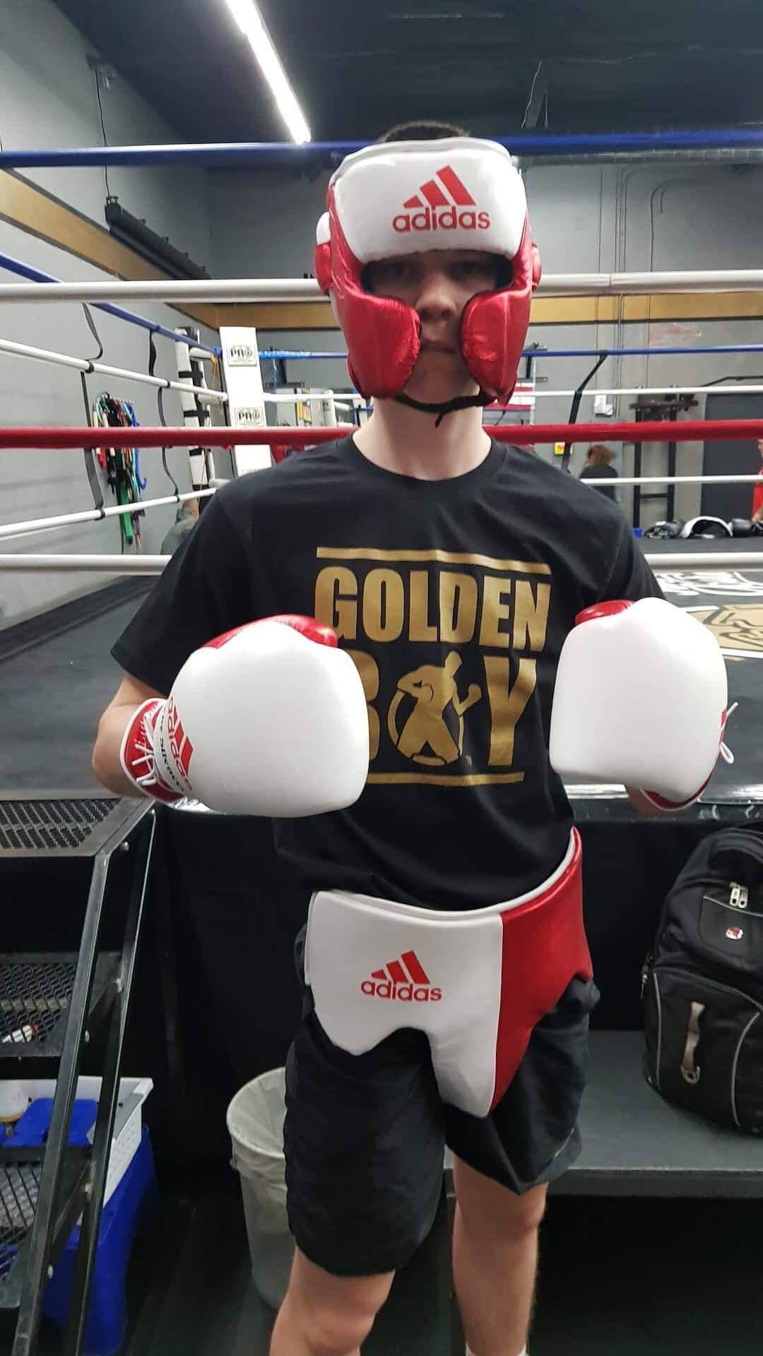 Adidas kids boxing shorts sales