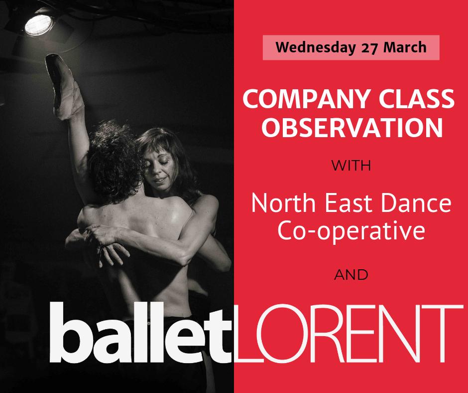 NEDanceCoop's tweet photo. You're invited to observe @balletlorent take company class on the stage of the @TheatreRoyalNew on 27 March! ✨ More info & to book! > https://t.co/nNkONHyEzn Places are limited!! #NorthEast #Dance #Cooperative #NEDC #NEDanceCoop #CompanyClassObservation #BalletLORENT #AfterDark https://t.co/0RkUgEoVek