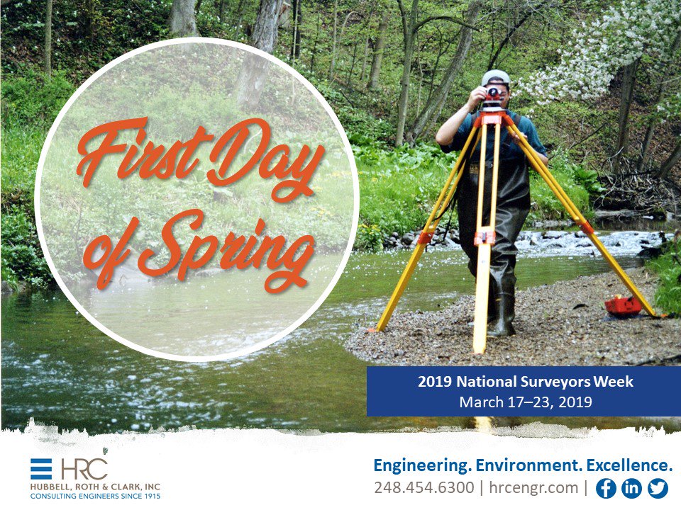HRCengr's tweet image. Spring is finally here, Michigan! Construction season is beginning to sprout with the orange "blooms." Remember to slow down to keep Michigan Surveyors/Road Crews safe! #HRCengr #surveyorsweek