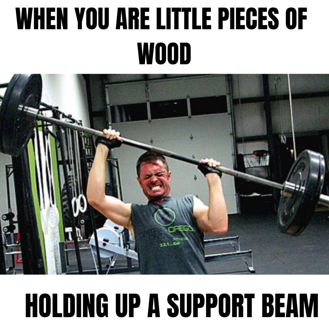 InspectorJoseph's tweet image. The support beam is being supported by little pieces of wood....🤦 
#HomeInspection #HomeImprovement #HomeFail