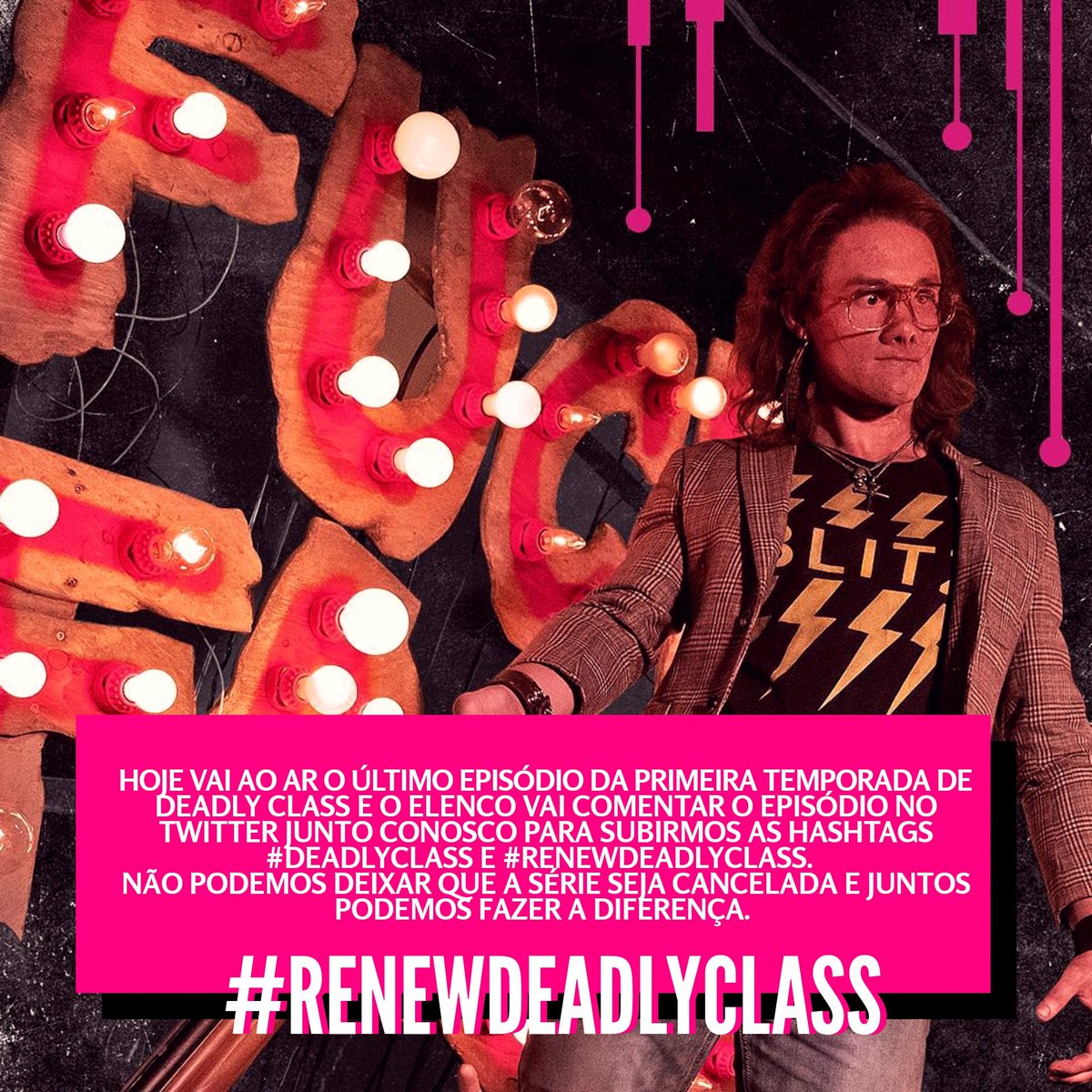 BrDeadlyClass's tweet photo. ⚠️  ⚠️  ⚠️

USEM A HASHTAG, USEM MUITO!!!

Deadly Class precisa ser renovada e nós precisamos da sua ajuda! ☠️

#savedeadlyclass #RenewDeadlyClass #DeadlyClass #watchdeadlyclass https://t.co/AMMwu1Bd7N