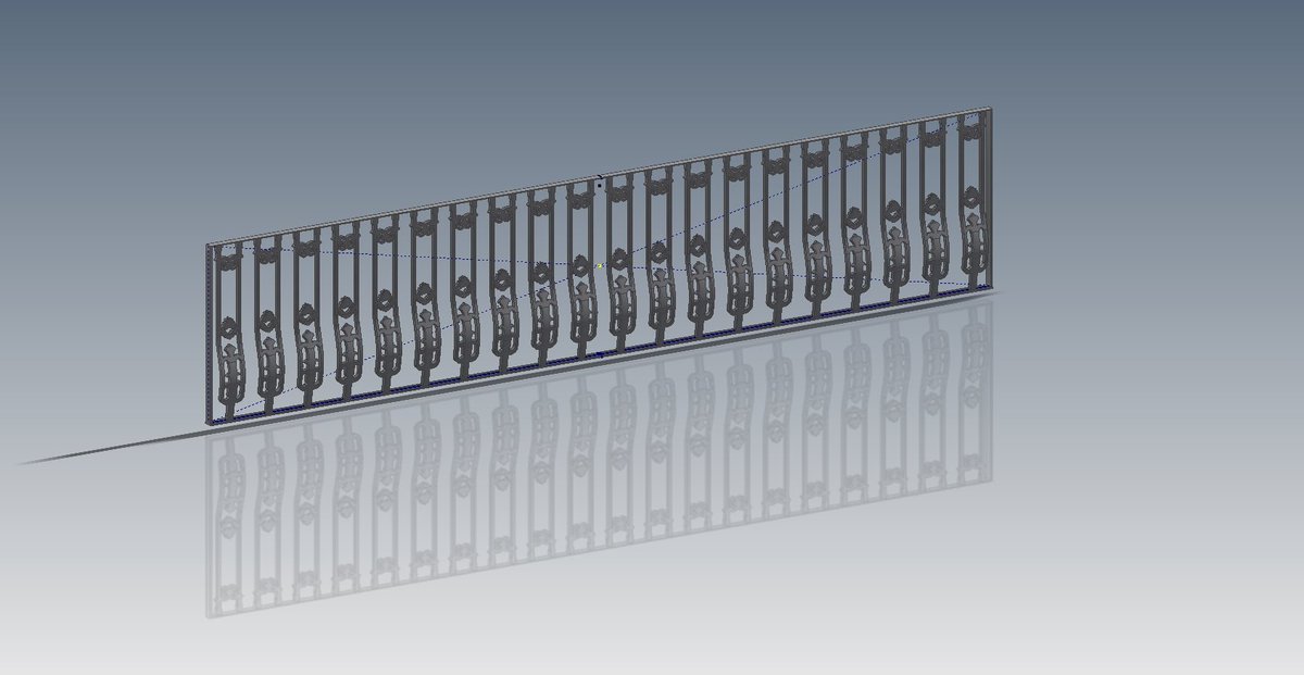 LtdTaurus's tweet image. #3dmodeling #autodeskinventor #cast #iron #railings