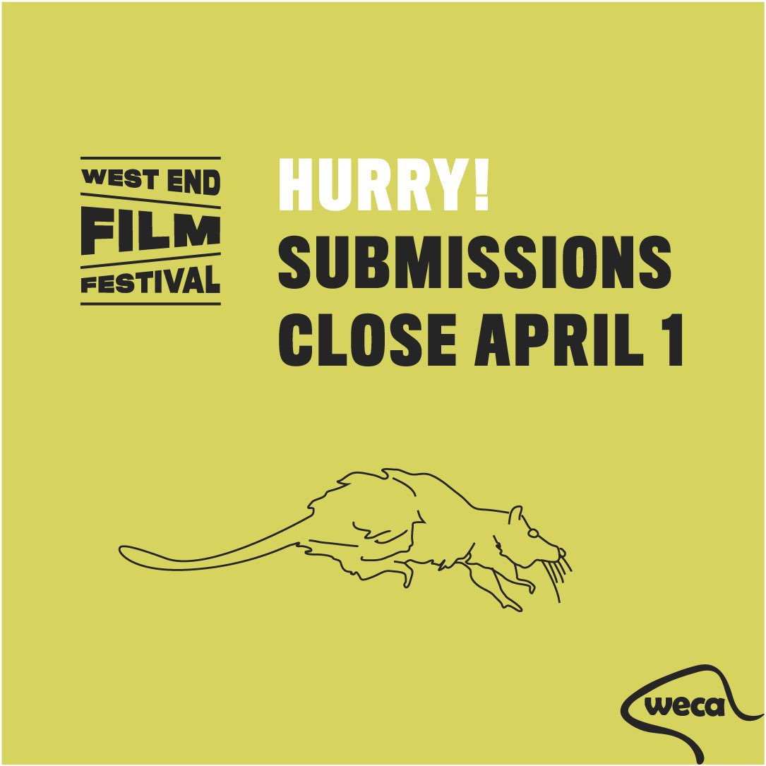 Not long to go! Tell your friends. #weff2019