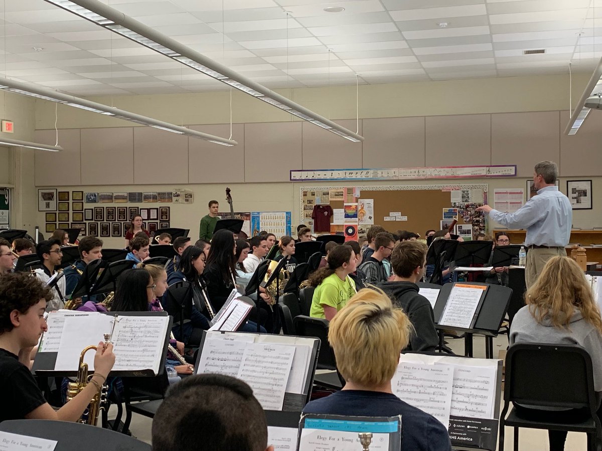 We are so lucky to have Dr. Cardany from ⁦⁦<a href="/universityofri/">URI</a>⁩ with us for a clinic this evening! Thank you for helping us on our festival program! #bandfam #musicdrivesus ⁦@ChristyWhittles⁩ ⁦<a href="/CHSBands/">Chelmsford High Band</a>⁩ ⁦@ParkerMSBands⁩ ⁦<a href="/McCarthyBands/">McCarthy Bands</a>⁩