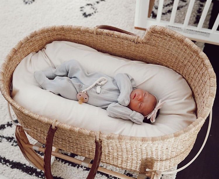 halstonblake's tweet photo. I can sleep allll dayyyyy!! With this bassinet!💖 https://t.co/Y4Gndayf1A