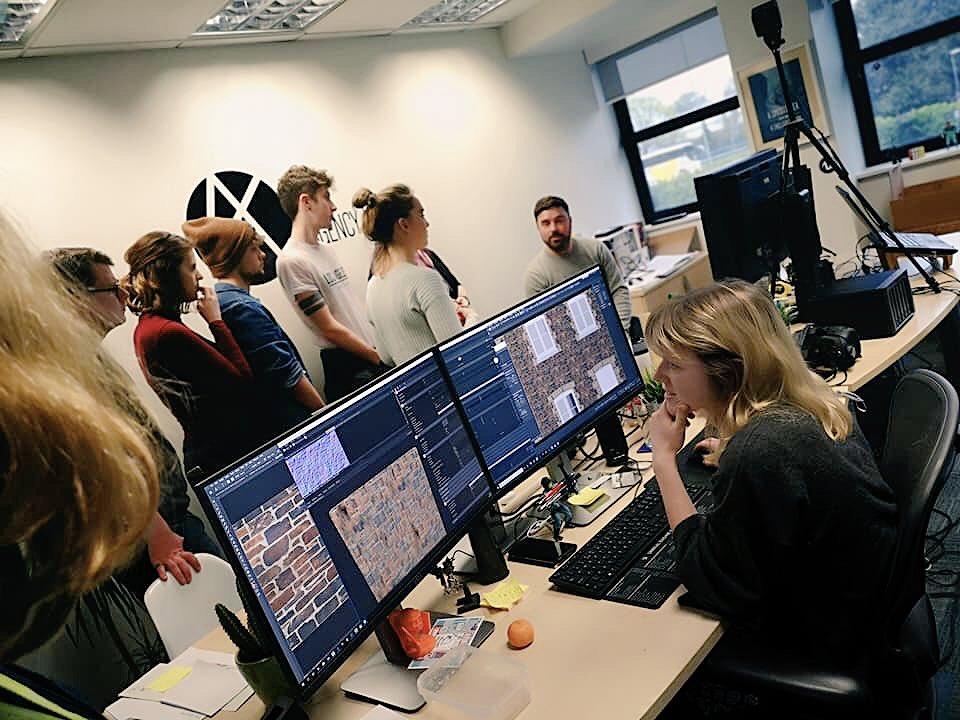 Was a pleasure to have students from <a href="/thecollegecgi/">the College CGI</a> come and see us over the last two days during their visit to the @eagle_labs_bmth #cgi #archviz #designviz #3dvisualisation
