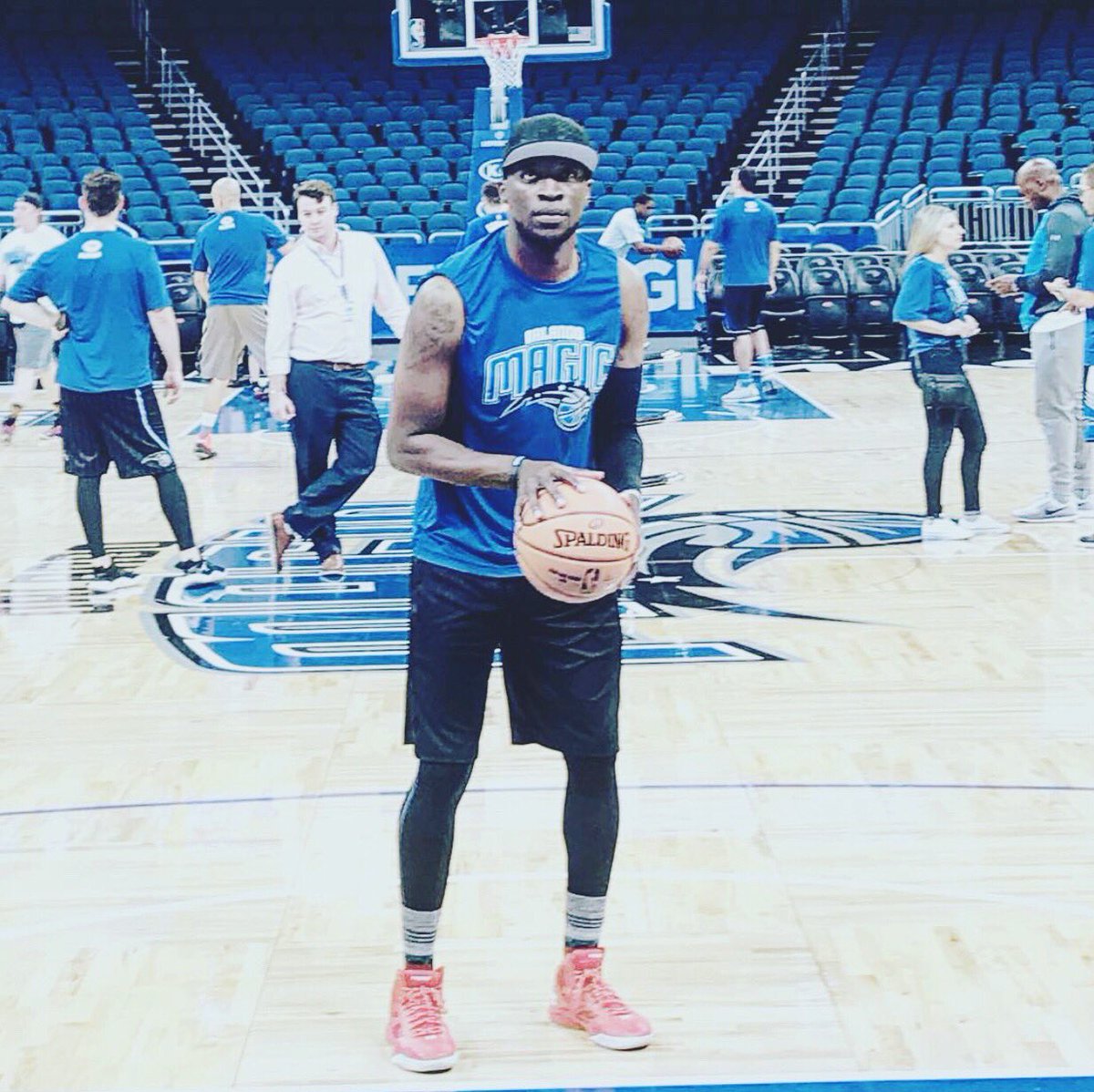 DEMIIIJAE's tweet photo. Thanks @OrlandoMagic 🙏 Felt good playing on an Official nba Court today 🏀 I’m here to play in the Orlando Magic Court Of Dreams Game 🏀🔥 #basketball #hoop #balling #ballorgohome #magic #orlando #orlandomagic @orlandomagic #dreambig #dreams #playingbasketball #sports #gym https://t.co/0vJYA3nFmc