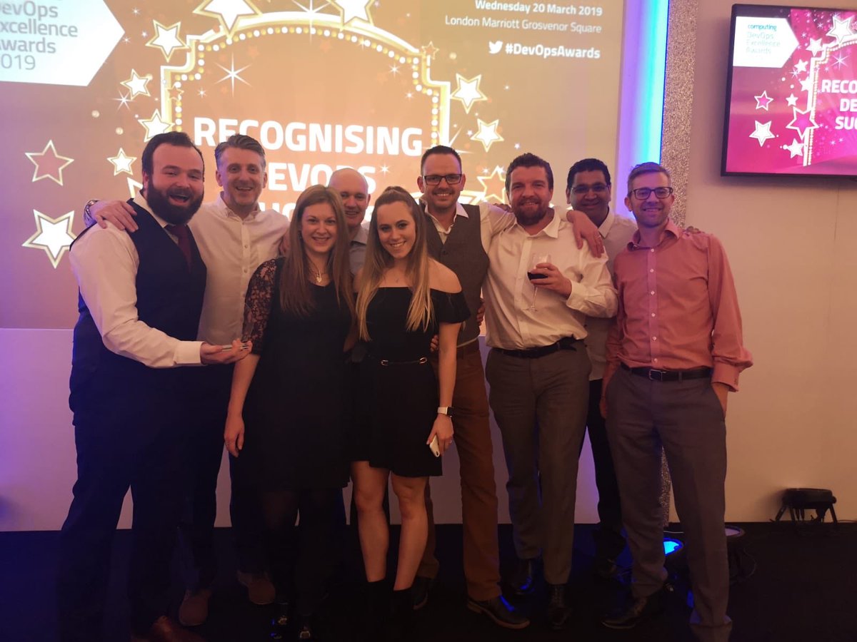 cloud_thing's tweet photo. Weβve only gone and done it! DevOps Company of the Year!! Well done to all that made it possible! And congratulations to all those who were nominated! #cloudThing #AwardWinningDevOpsCompany #BuildFuture #DevOpsAwards https://t.co/1l5AaES3wt