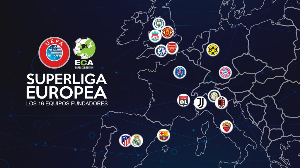 ➡️ "Los partidos de la nueva competición se jugarán sábados y domingos, a las 21:00h"
➡️ "Las ligas nacionales pasarán a jugarse martes y miércoles"
➡️ "En el caso de la Liga española, se ha planteado reducir el número de equipos de 20 a 16"
#PartidazoCOPE