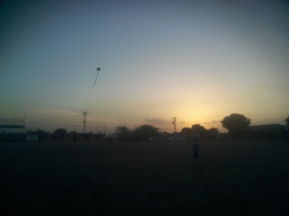 Hoy le enseñé a mi hijo a volar papagayo (volador) y él, en su inocencia, brincaba de la emoción porque era la primera que lo hacía.

Nosotros apagamos la TV y encendimos la vida, la verdadera vida.
Por momentos como estos es que vivo.

#PuebloUnidoJamásSeráVencido