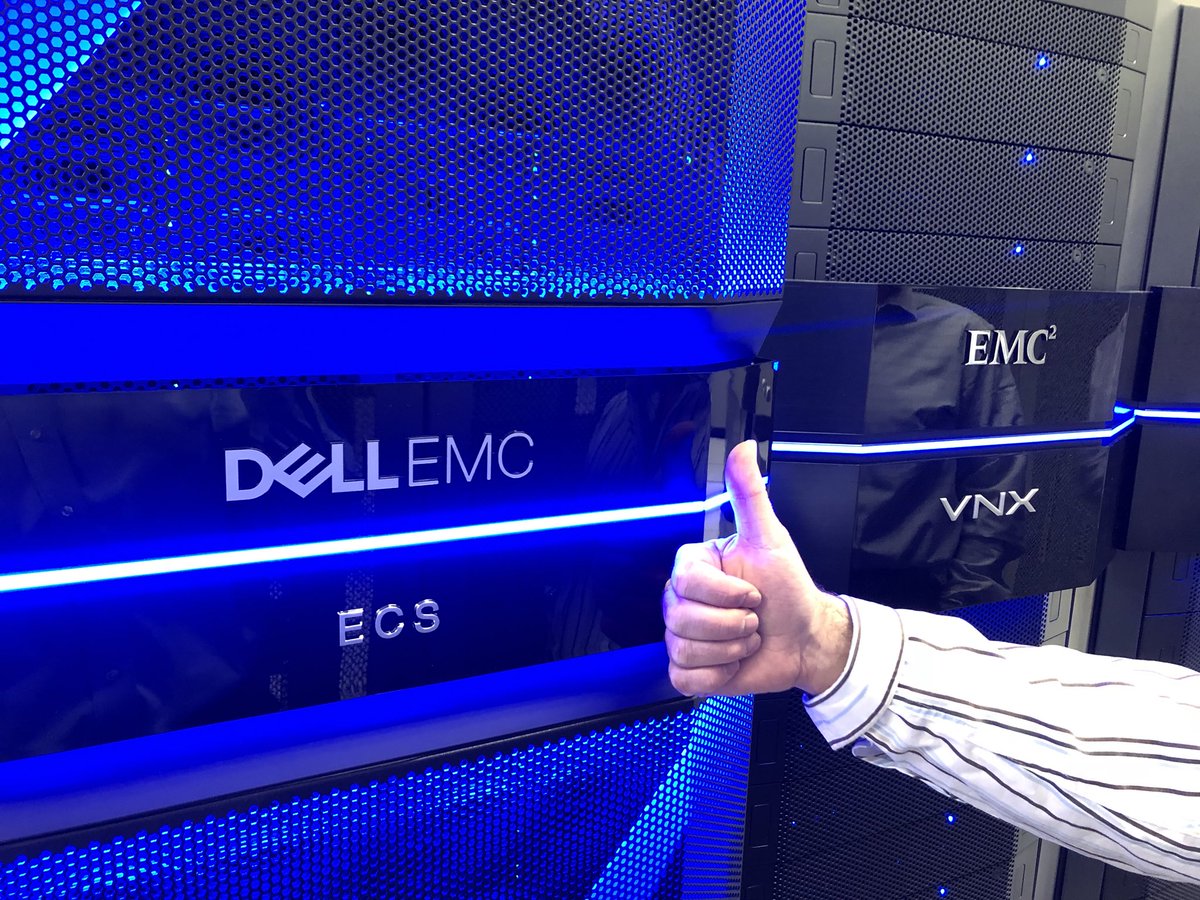 JimmyPDaBackupG's tweet photo. When we say “We got your 6”, we really mean it at Dell EMC!  For long term backup and archive, there’s no better data protection platform than ECS. Here’s one of our customers giving us a thumbs up on a successful implementation!
#DellEMCWeGotYour6Week https://t.co/rJCSfo6lLb