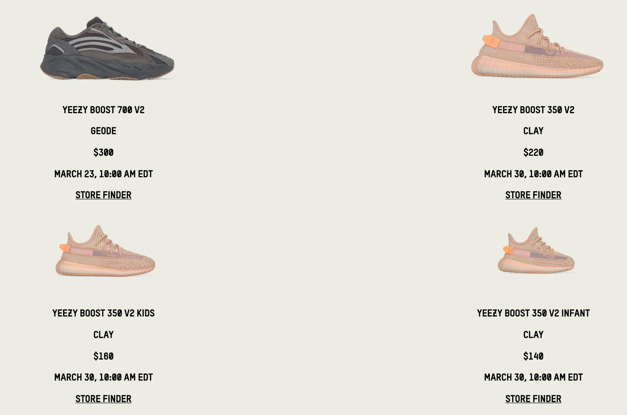 Adidas yeezy kid sizes large online
