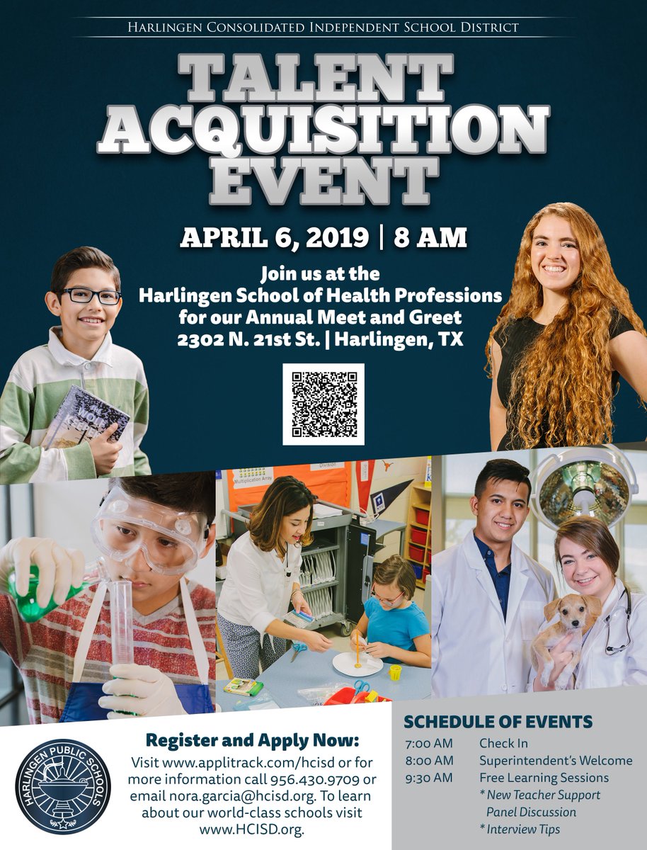 Learn more about exciting career opportunities available in HCISD.
We are seeking educators with certifications in:
<a href="/OHcisd/">OrgDev-HCISD</a> <a href="/J_Herrera206/">Jennifer Herrera</a> 
- Bilingual EC-6th
- ELA 7th -12th
- Social Studies 7-12