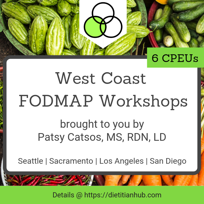 DietitianHub's tweet photo. @CatsosIBSFreeRD Joined Dietitian Hub to share with you her #FODMAP workshops this May. Earn 6 CPEUs... great if you need those last few before your cycle ends! https://t.co/3bRi6ZcmIF
#RDcpe #RD2Be #nutritioneducation #registereddietitian #rdchat #lowfodmap #fodmaps #ibs https://t.co/dnNqrspAUD