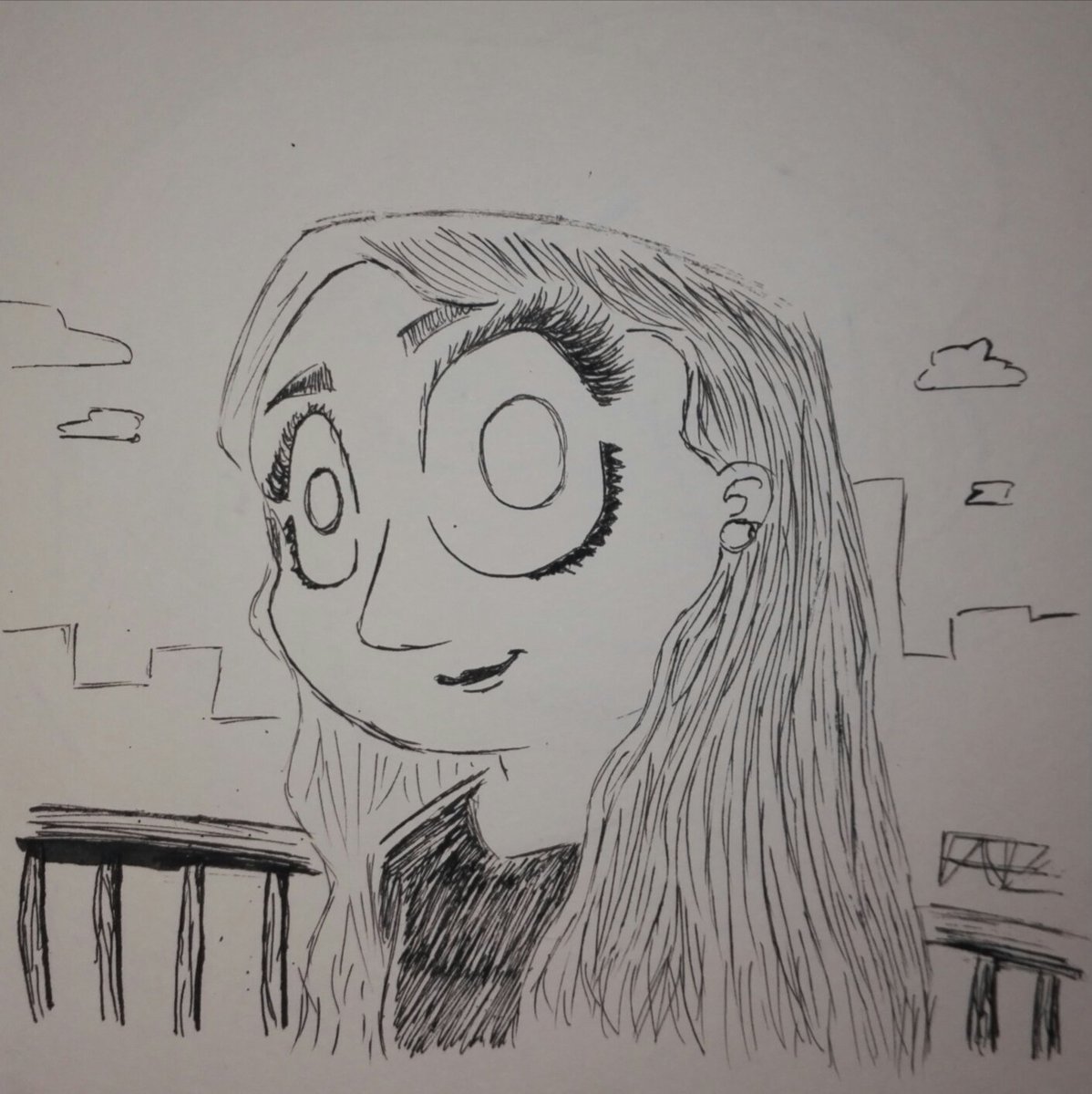 FAFZ36's tweet photo. Eyes are the gateway to the heart. #onedrawingadayforayear #OneDrawingPerDay2019 #drawing #sketch #doodle #portrait #bust #girl #mädchen #fille #inkeddrawing #ink #blackandwhite #face #gesicht #visage #beauty #schönheit #Belle #eyes #augen #yeux #eyesonyou https://t.co/fOd2FQ80x1