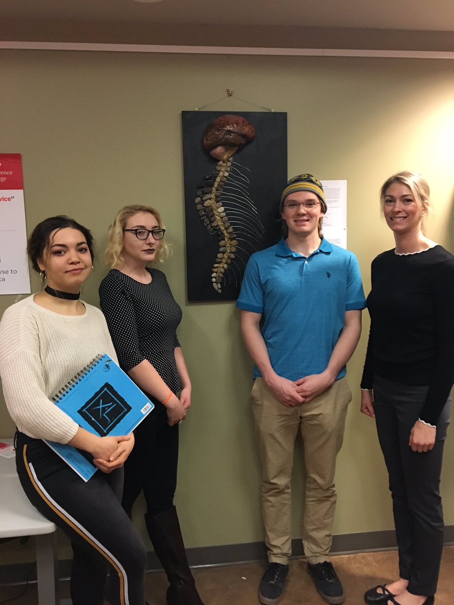 thesarahcarlyon's tweet photo. A brag post: my #PreHealthBrockville students and the #FineArts students rocked their cross-curricular project this year! So proud of everyone! @whatsinsideslc @gvollebregt @RoughtonD 

#ProudToBeSLC https://t.co/7no3iYmnKB