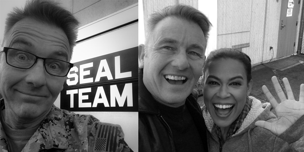 CGrandin's tweet photo. SEAL TEAM returns tonight on CBS! Recently I have had the opportunity to work on the show. Amazing folks and the show has integrated real veterans into their show like nothing before. The best! #SealTeamHiresVeterans #CBSLovesVeterans #ActorsWhoServed #tonitrucks https://t.co/SICxr1yk7x