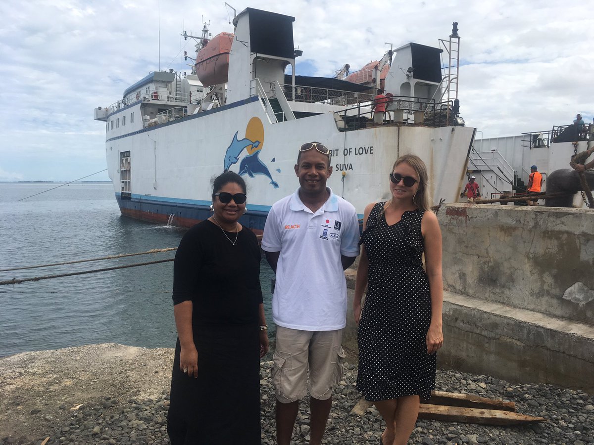 RESPACatUNDP's tweet image. Leaving Natovi Jetty on our way to Ovalau 4 World Meteorology Day celebrations 2moro. Supporting the crucial work of meteorologists 2 forecast quality data to help communities prepare for disasters. #BuildingCapacities #ResilientCommunities