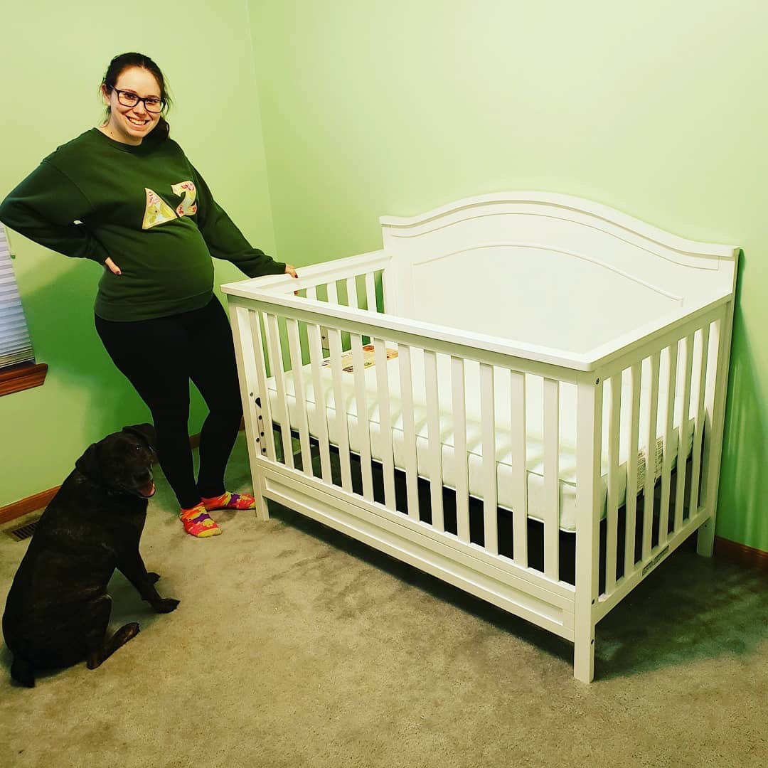 dzclealum's tweet photo. So much to celebrate! Our sister Hillary had a birthday earlier this month and soon her &amp; her husband will be welcoming a little legacy into the world. 💞 The crib is ready and so are we! #deltazeta #dzclealum https://t.co/3BbaWJEoxr
