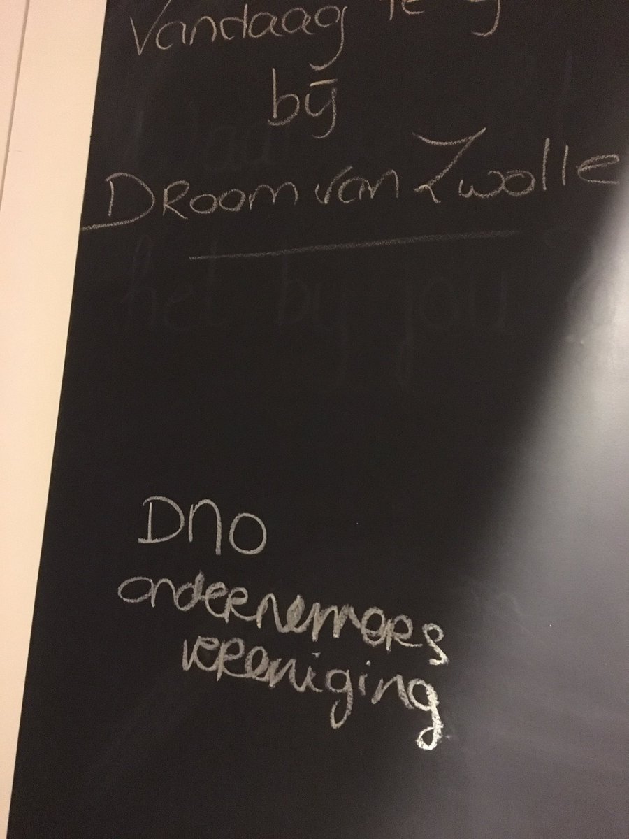 Dank voor jullie gastvrijheid, <a href="/droomvanzwolle/">droomvanzwolle</a>! We hebben een mooie avond gehad.