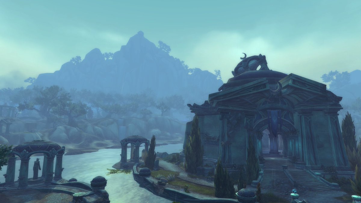 WarcraftCapture's tweet photo. Azsuna, Nar'Thalas Academy. Lost to time &amp; antiquity this one great bastion of knowledge of the Kaldorei fell at the wrath of Queen Azshara. Now it serves as a grave reminder of the cost, so many elves made to uphold their virtues in the face of a wayward leader. #Warcraft https://t.co/RXNihwwRWt