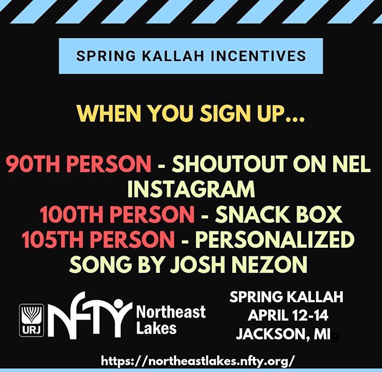 Sign up for Spring Today to get some of these awesome prizes! Can’t wait to see you there
