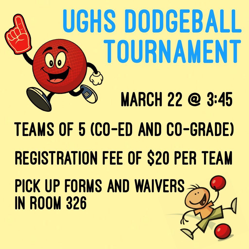 Ughs2020's tweet photo. The deadline for registration has been extended to tomorrow! There will be a team of administrators looking to win 😉 https://t.co/YGUhLvYZRS