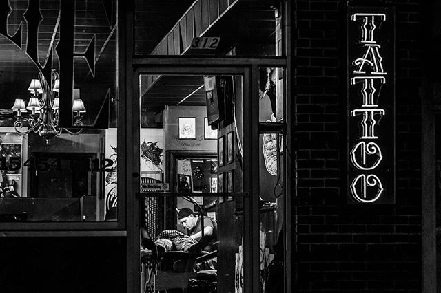 Late Night Ink on Printers Alley. Nashville 2019. -
-
-
-
#printersalley #tattoo #nashvilletattoo #tattooshop #tennessee #nashville #travel #blackandwhite #streetphotography #streetscenesmag #bnw #bnwmood #igmood #traveling #nash #latenight #bnwmood_captures #hypebeast #human