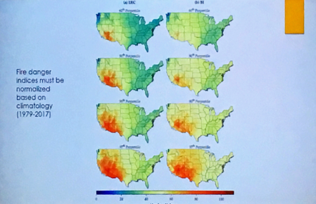 seandaniel's tweet image. Day 1 of the #wildfiretechnology summit and my key take away is more real-time situational awareness is needed. More firefighters are needed and tech needs to the right data to the right people at the right time. Also our fire danger climate is changing 😱