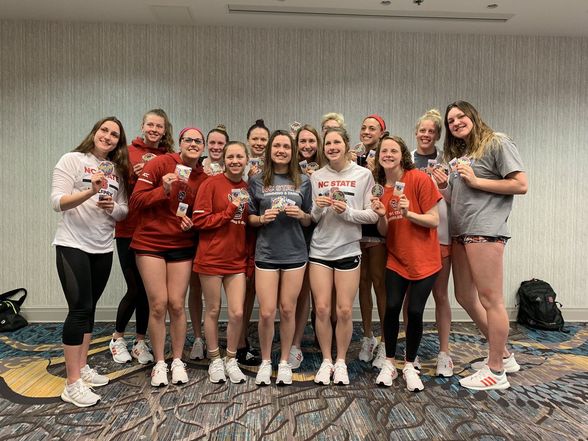 packswimdive's tweet photo. “You belong here. Enjoy the moment. You earned this.”

#WW kick off NCAA Championships action tomorrow! #GoPack https://t.co/6PYXLphHrb