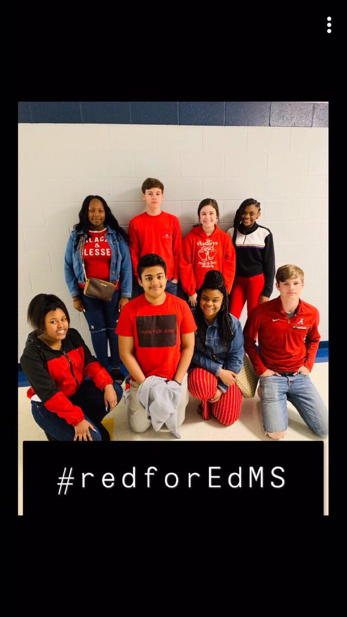 MSEducators's tweet photo. More #RedForEdMS from every corner of the state! https://t.co/18q6Tx6B02