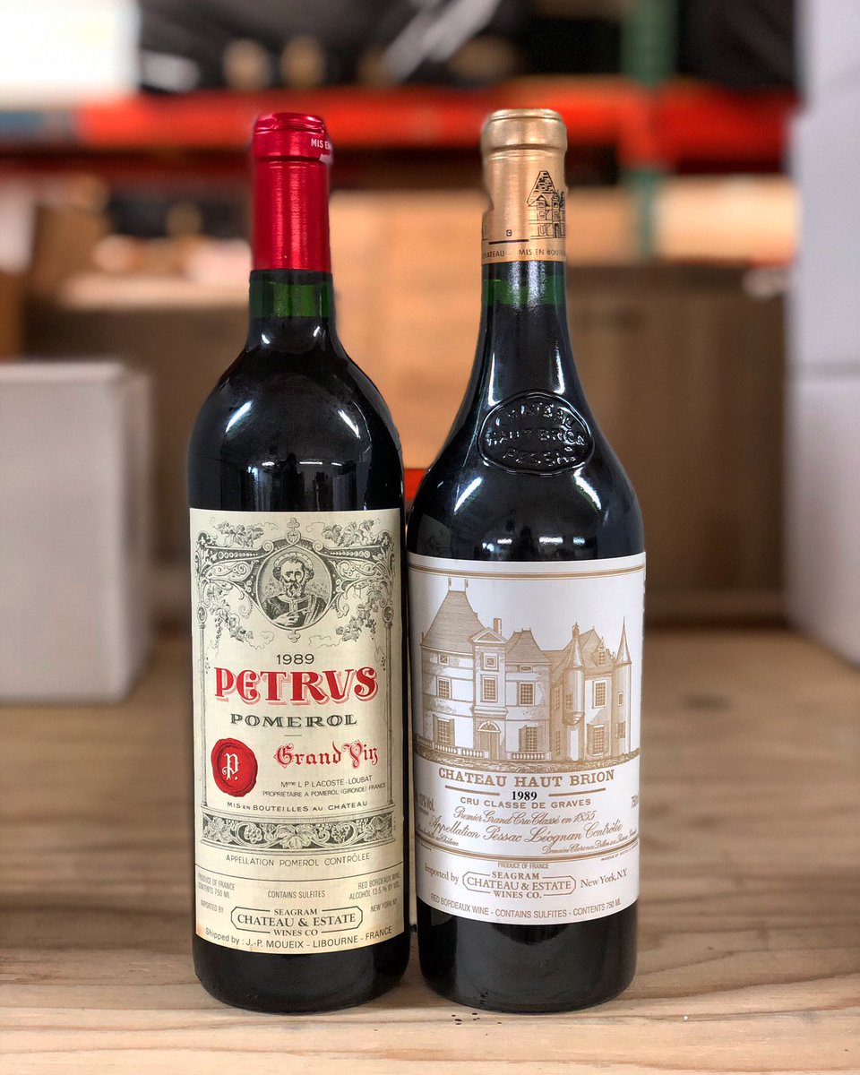 KerrinLaz's tweet photo. happy to see these get delivered today from last month’s auction to benefit The Perlman Music Program 🍷🎻🎼
.
.
#1989vintage #perlmanmusicprogram #wine #petrus #hautbrion #wineforacause https://t.co/me1wShvkmj