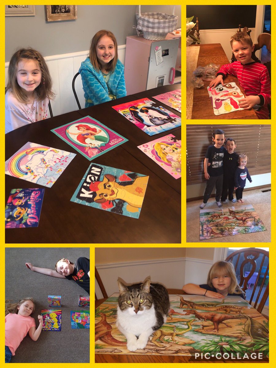 jk_bergstrom's tweet image. Puzzles? Nailed it. 
What’s next on the #SpringBreakChallenge? 
I bet the ⁦@MPS_Morton⁩ kids have BIG plans for tomorrow!!!
#mavsbettertogether