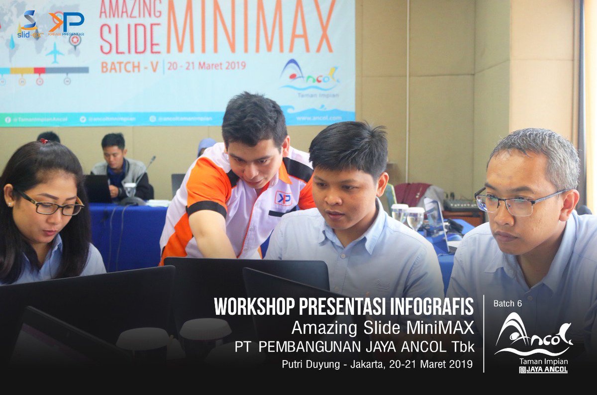 KreasiPrsentasi's tweet image. Terimakasih atas kerjasama ke-6 dg TamanImpianJayaAncol.

Info &amp;amp; kerjasama :
0857-3333-0407

#PakarSlide #SlideDesigner #PakarInfografis #PelatihanInfografis #DokterSlide #WorkshopPowerpoint #SlideInfografis #SlidePresentasi #Ancol #ASI #AmazingSlide #AmazingSlideInfographic