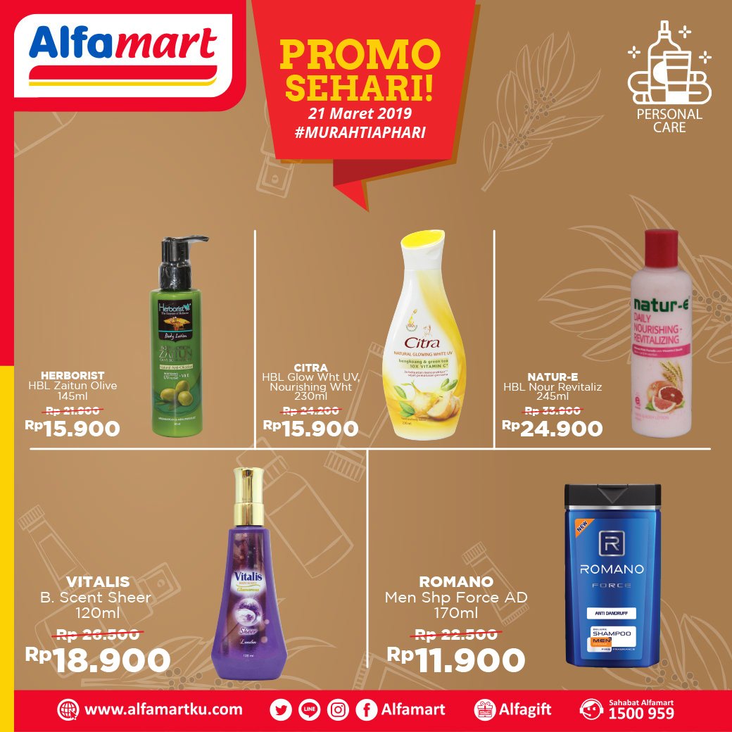 alfamart's tweet photo. Merawat diri kini tak harus mahal, Jangan sampai terlewatkan ya sahabat, harga special di Promo Personal Care, kalian berkesempatan mendapatkan produk kecantikan dengan harga terbaik. Info lengkap klik https://t.co/Xhf6eMSAFc #Alfamart https://t.co/i3c8prQvRR