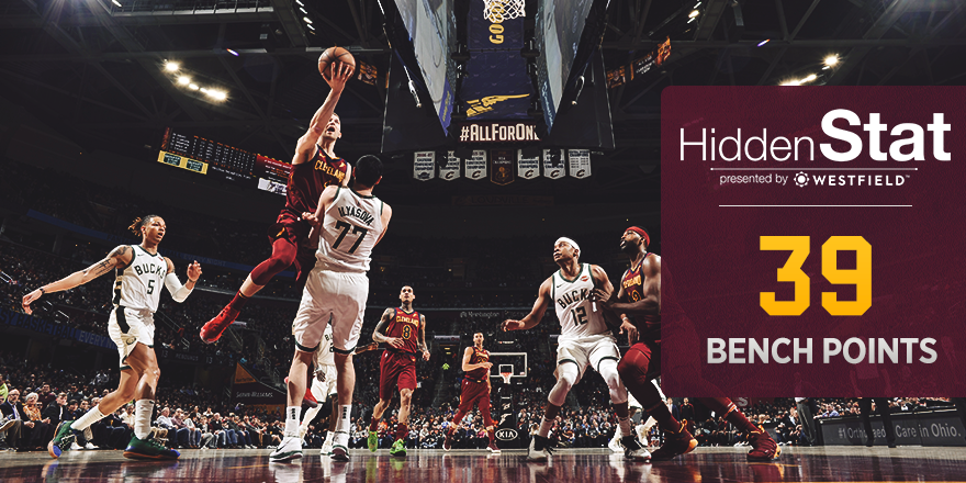 cavs's tweet photo. π @Westfield1848 #HiddenStat π
The Wine & Gold have dominated the bench scoring (39-15) in #CavsBucks.
MORE: https://t.co/yD1HnEvo2D
#BeTheFight https://t.co/M4sUgNRknR