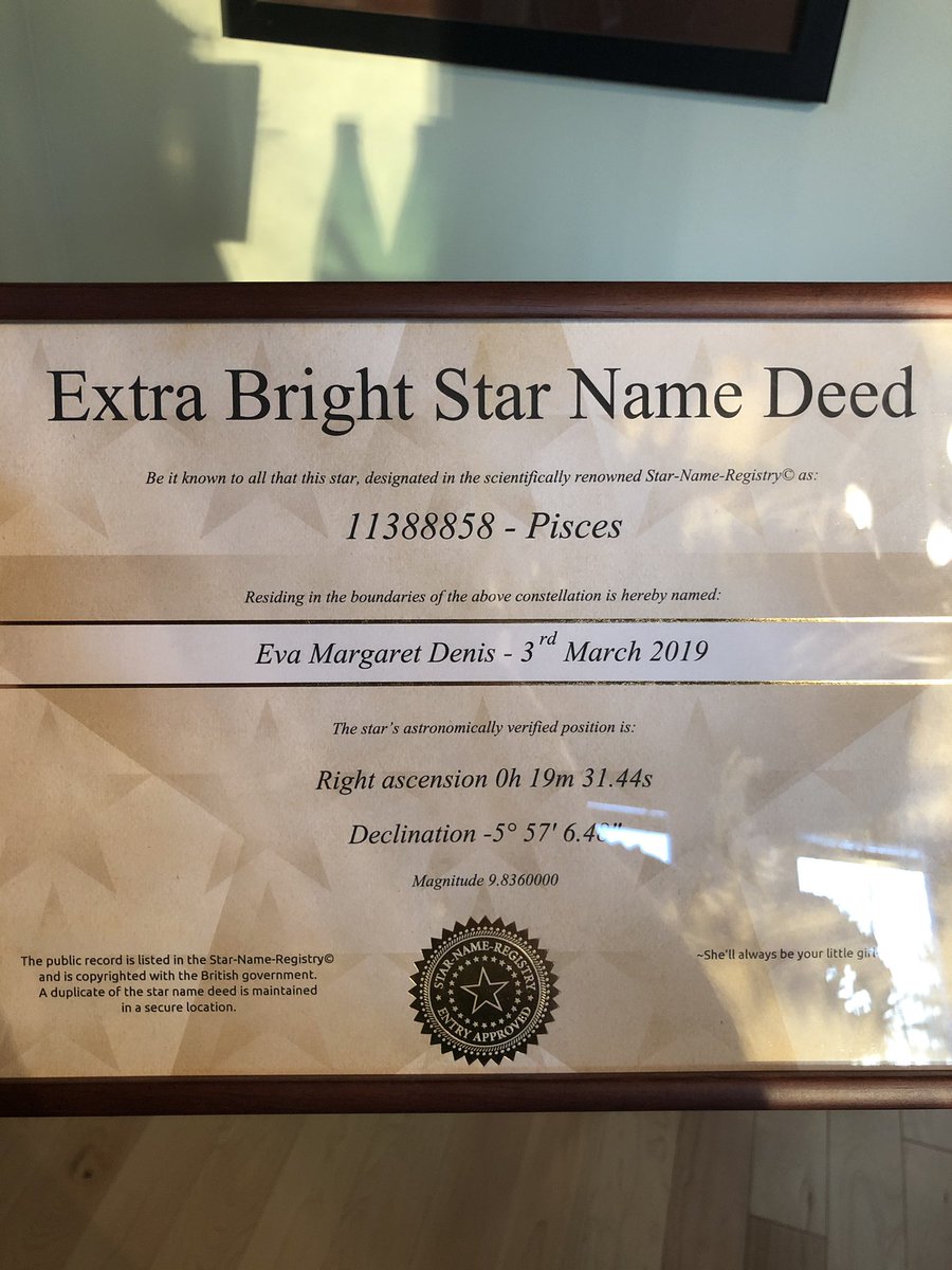 Ryan_Denis_'s tweet image. We’ve had tremendous support from family, friends &amp;amp; clients and I can’t thank you enough. This came in the mail on Monday as a way to honor our baby Eva. It’s been a difficult month. #gonetosoon #babygirl #firsttimedad