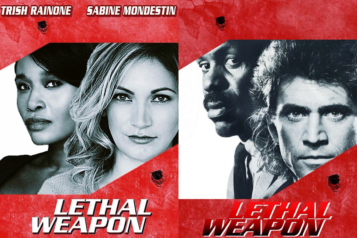StudioWardogs's tweet image. The fake and real movie poster LETHAL WEAPON 👊🏼 🤛🏽 🤜🏻 💪🏽 📽 🎞    
@sabinemondestin, @owtff, @TrishRainone, @trishrainone1, @FansRainone 😍 😘 @comedytrish 🇨🇦🧀🍿🍁☕ #trishrainone #comedytrish #trishrainonetalkswithkickbuttladypals #trishrainone1 #sabinemondestin