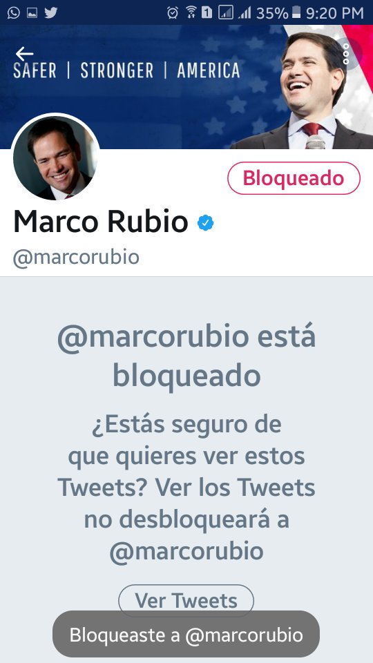 ChuchoAlmeida's tweet photo. #Bloqspam a
@marcorubio ya! Ya yo hice mi parte y tú? #NarcoRubio
#ConChavezPatriaLibre
#N3320MAR19
#GuerrillaNinja 
#Venezuela
#BloqueoMasivoAMarcoRubio #YaBloqueado https://t.co/gs3aagyThF