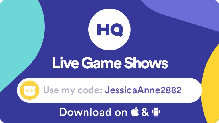 JessicaAnne2882's tweet photo. Play live game shows and win cash prizes with me on @hqtrivia. Use my code 'JessicaAnne2882' to sign up! https://t.co/e8CEBcFPkd https://t.co/8gMocXthre