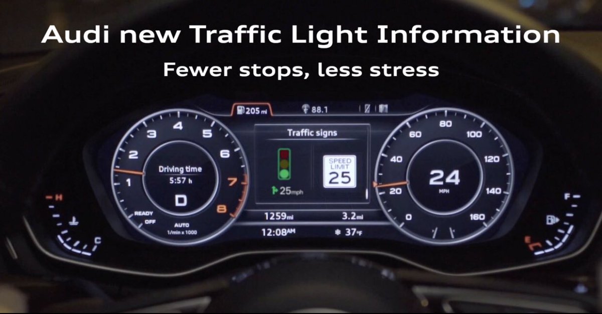 Auto_FanMx's tweet photo. @Audi presume su nuevo sistema de información sobre luces de trafico (semáforos)😦! #Audi #Auto_FanMX #technology #future https://t.co/ZUXUX9lTLz