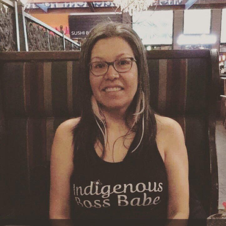 nehiYEW's tweet photo. #internationaldayofhappiness when Iโm about to eat because Iโm hungry ๐๐คฃ rocking my @shenativegoods shirt #indigenousbossbabe https://t.co/akFWhCL3i5