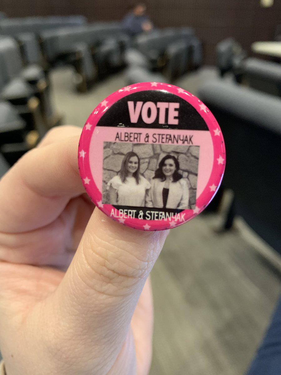 g_shepard97's tweet image. Want to make UPJ history and vote the first female leaders into SGA? Vote for Olivia and Becky for President and Vice President! Voting begins on Monday!
