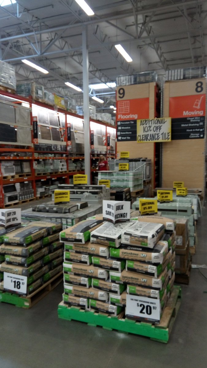 Christian updated our picked through tile event... It looks brand new!!! Outstanding job Christian! #NeedTile #WeGotWhatYouNeed #TileTileTile #ClearanceEvent #TeamG3 #D130Driven