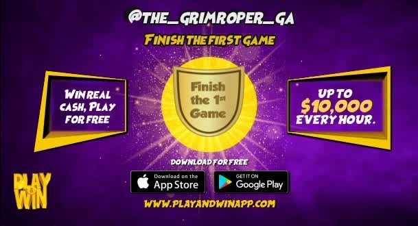 grimroper1's tweet photo. Play for Free and win up to $10,000 every hour! on #PlayAndWinApp https://t.co/JFommtAFuO https://t.co/ecEXf5T3VZ