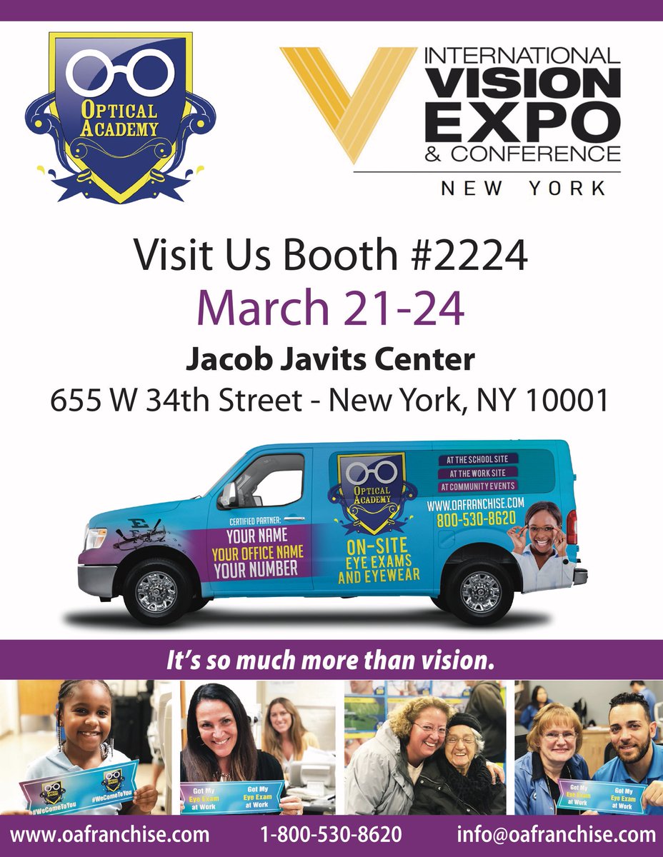 AbbyAyoub's tweet image. Excited to meet my fellow Eyecare entrepreneurs!
#OpticalAcademy #VisionExpo #VisionExpoEast #VEE2019